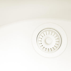 Ruvati 25-inch epiRock Workstation Warm White Undermount Laundry Sink - RVG2321WB