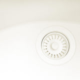 Ruvati 33-inch epiRock Workstation Warm White Topmount Kitchen Sink - RVG1325WB