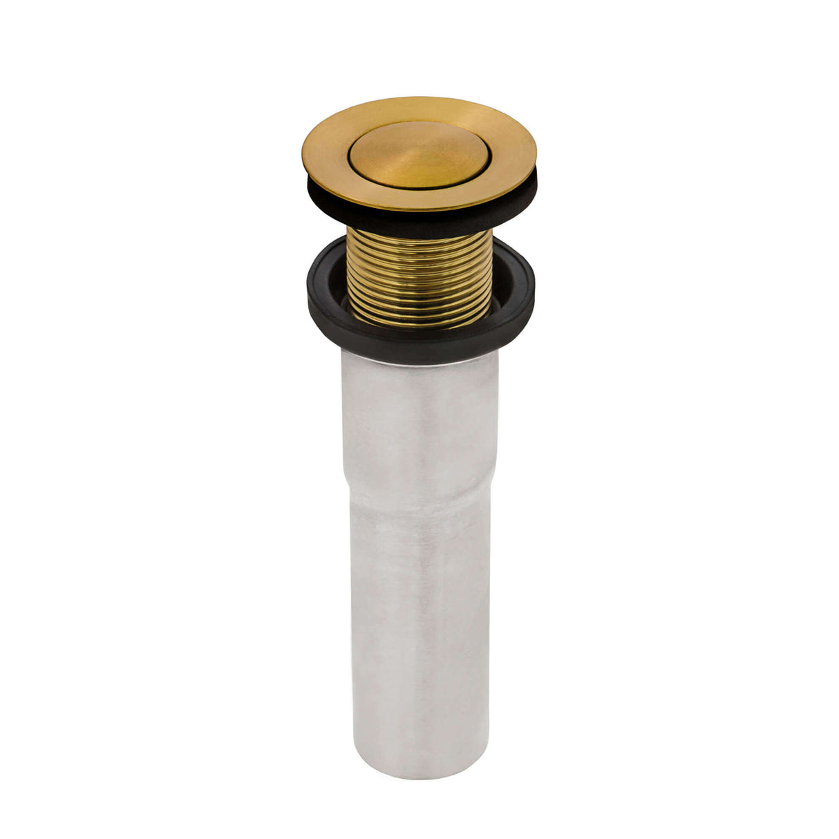 Ruvati 16 x 13 inch Brushed Gold Polished Brass Rectangular Bathroom Sink Undermount - RVH6106GG