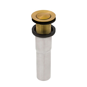 Ruvati 16 x 13 inch Brushed Gold Polished Brass Rectangular Bathroom Sink Undermount - RVH6106GG