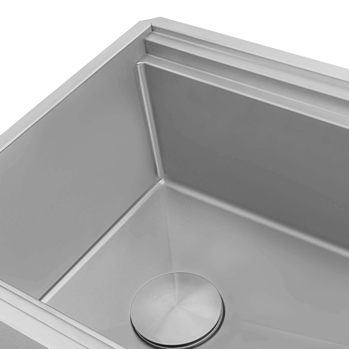 Ruvati 33-inch Workstation Two-Tiered Double Ledge Kitchen Sink Undermount 16 Gauge Stainless Steel - RVH6222ST