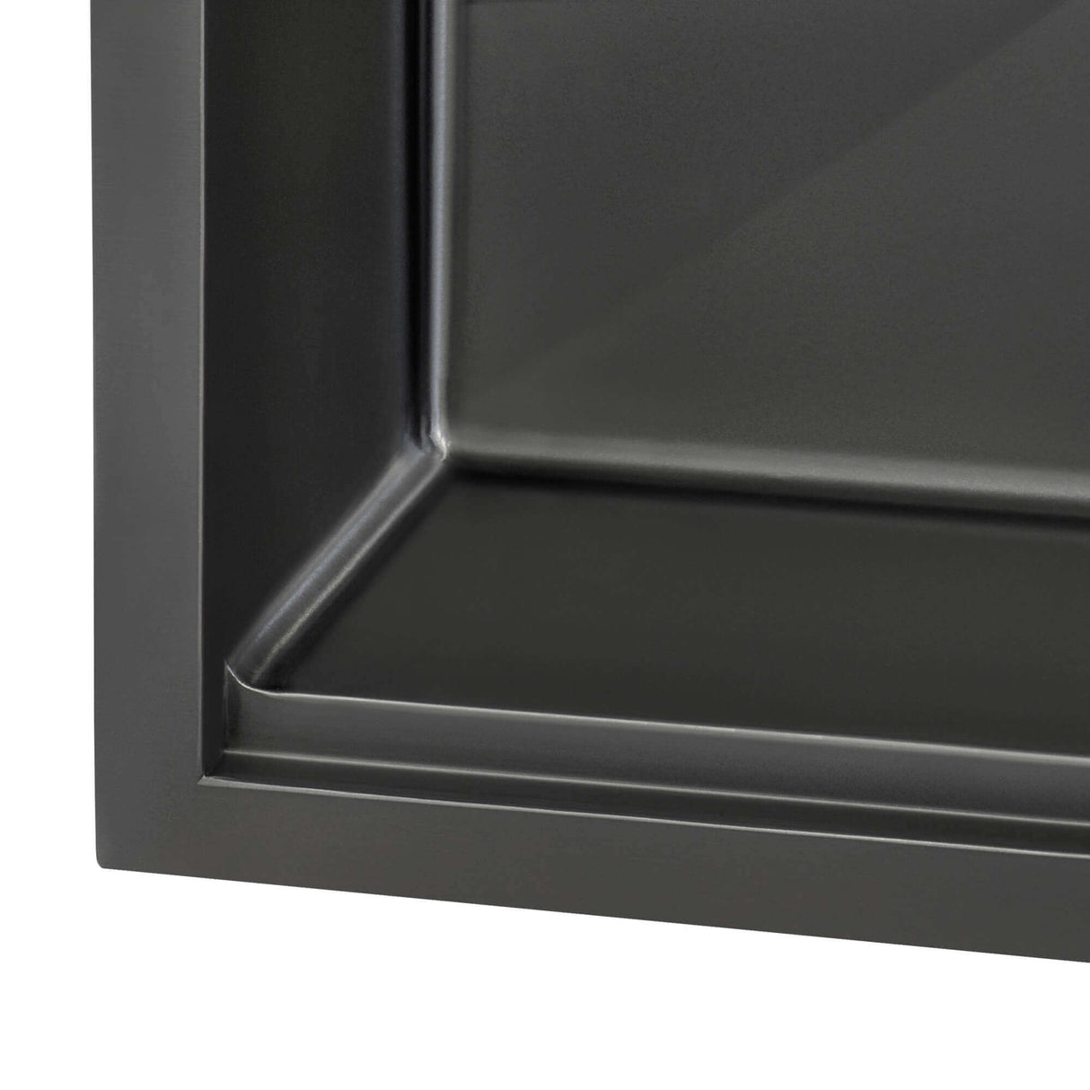 Ruvati 30-inch Gunmetal Black Stainless Steel Workstation Undermount Kitchen Sink Single Bowl - RVH6530BL