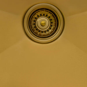 Ruvati 30-inch Polished Brass Matte Gold Workstation Undermount Kitchen Sink Single Bowl - RVH6530GG