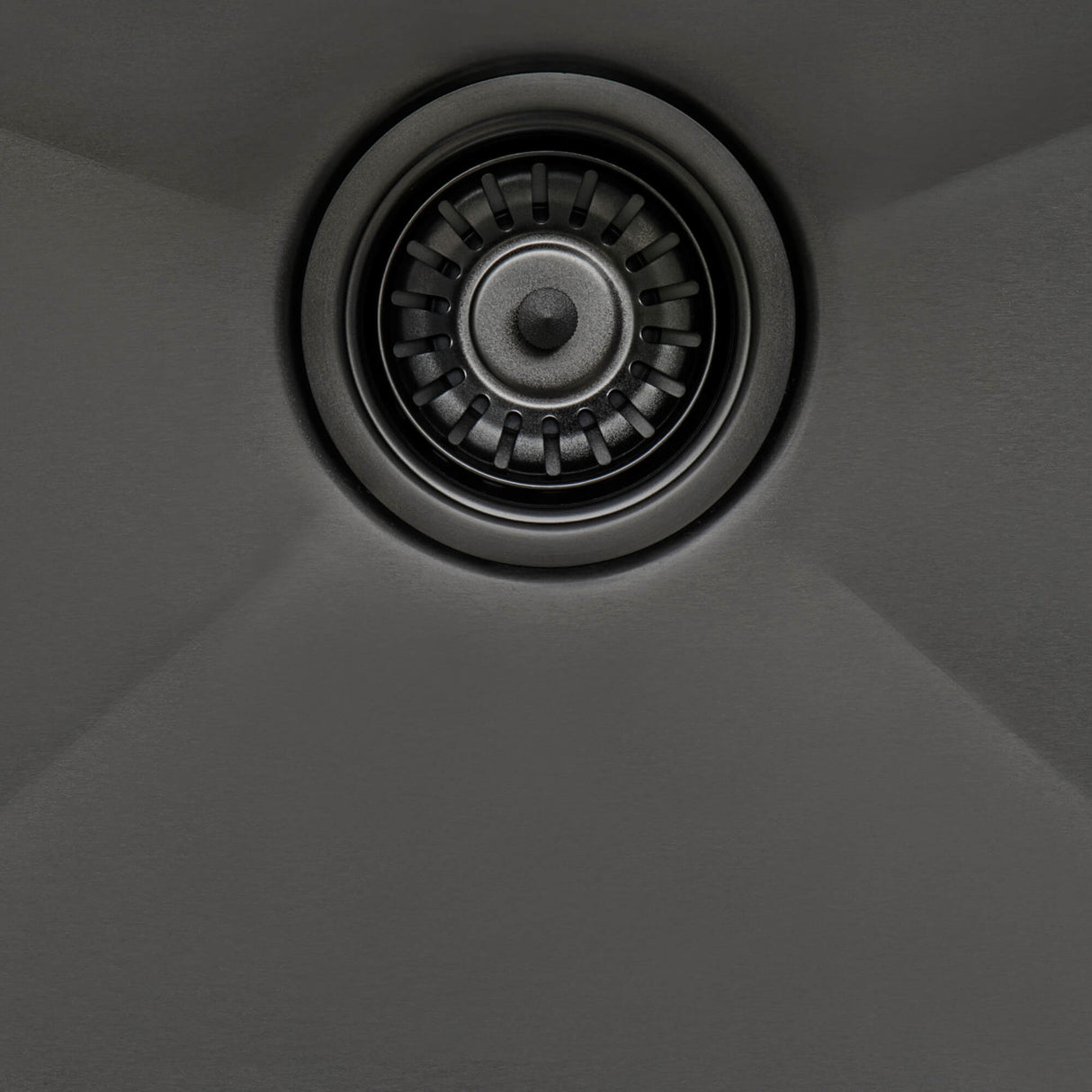 Ruvati 33 inch Gunmetal Black Stainless Steel Workstation Undermount Kitchen Sink Single Bowl - RVH6533BL