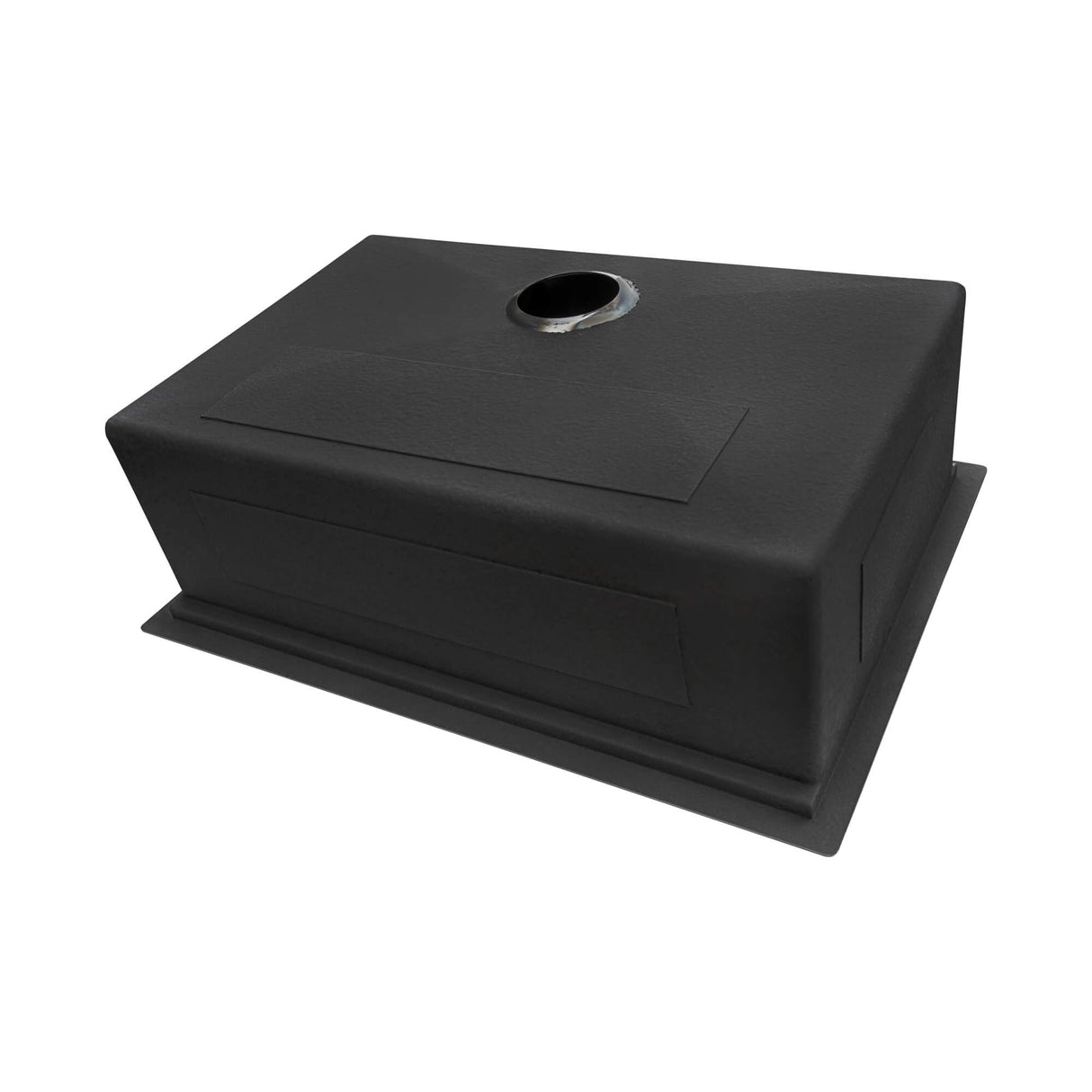 Ruvati 33 inch Gunmetal Black Stainless Steel Workstation Undermount Kitchen Sink Single Bowl - RVH6533BL