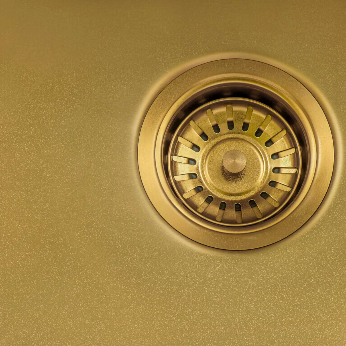 Ruvati 15-inch Polished Brass Matte Gold Stainless Steel Undermount Bar Prep 16 Gauge Kitchen Sink - RVH7015GG