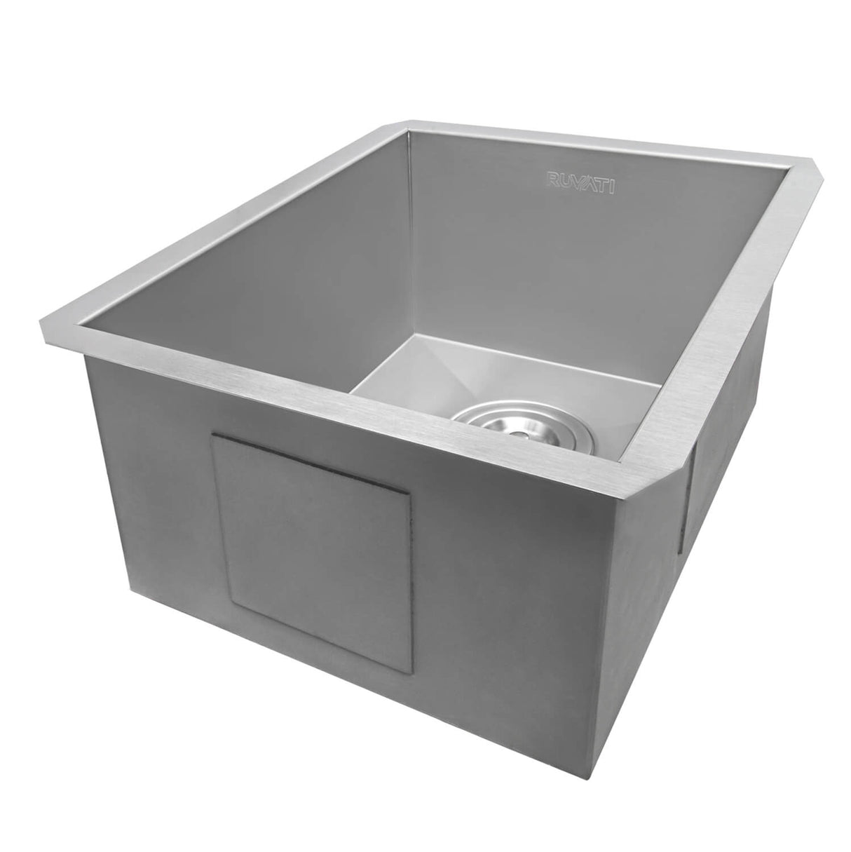 Ruvati 14-inch Undermount 16 Gauge Zero Radius Bar Prep Kitchen Sink Stainless Steel Single Bowl - RVH7110