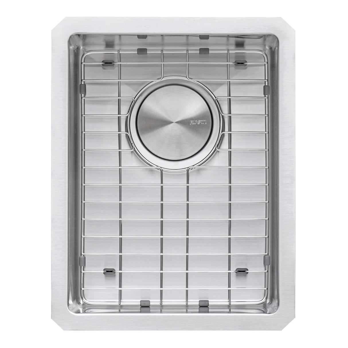 Ruvati 14-inch Undermount Bar Prep Sink 16 Gauge Rounded Corners Stainless Steel Single Bowl - RVH7114