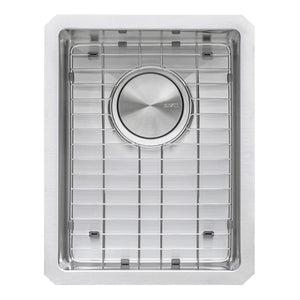 Ruvati 14-inch Undermount Bar Prep Sink 16 Gauge Rounded Corners Stainless Steel Single Bowl - RVH7114