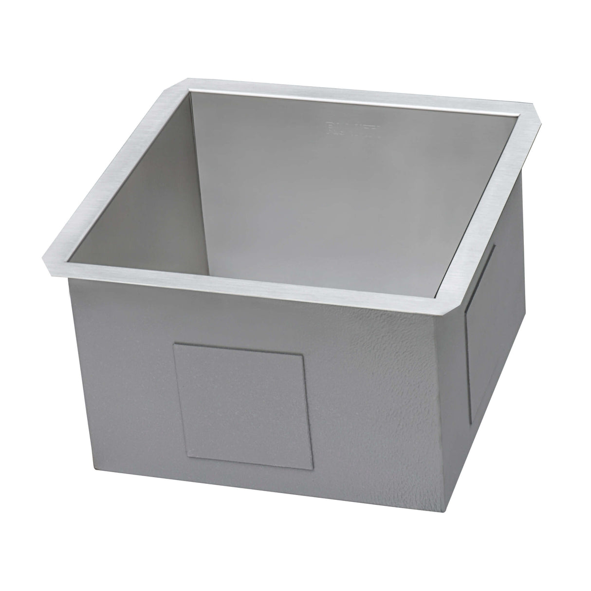 Ruvati 15 x 15 inch Undermount 16 Gauge Zero Radius Bar Prep Square Kitchen Sink Single Bowl - RVH7115