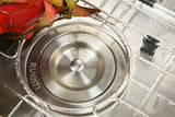 Ruvati 15 x 15 inch Undermount 16 Gauge Zero Radius Bar Prep Square Kitchen Sink Single Bowl - RVH7115