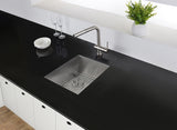Ruvati 15 x 15 inch Undermount 16 Gauge Zero Radius Bar Prep Square Kitchen Sink Single Bowl - RVH7115