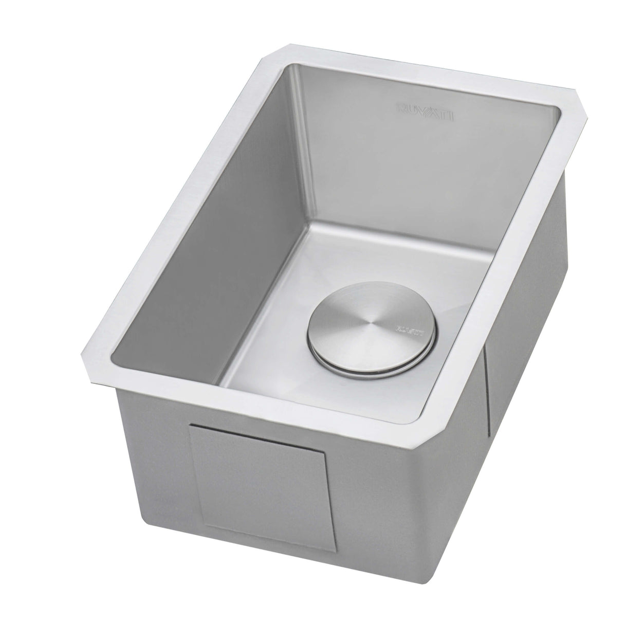 Ruvati 16 x 18 inch Undermount Bar Prep Kitchen Sink 16 Gauge Rounded Corners Stainless Steel Single Bowl - RVH7116