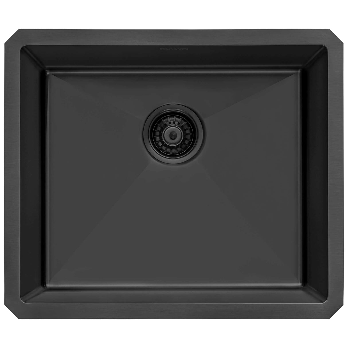 Ruvati 21-inch Gunmetal Black Stainless Steel Undermount Bar Prep Kitchen Sink - RVH7121BL