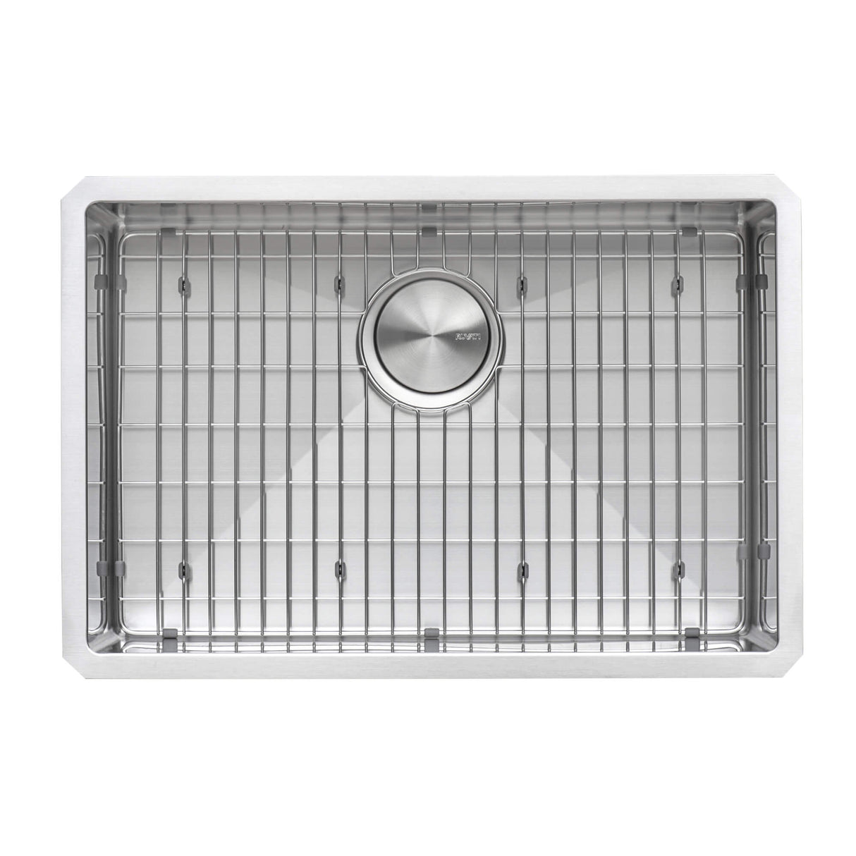 Ruvati 26-inch Undermount Stainless Steel Kitchen Sink 16 Gauge Rounded Corners Single Bowl - RVH7126