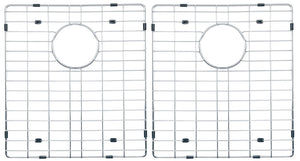 Ruvati Corner Butterfly Undermount Kitchen Sink 16 Gauge 44" Double Bowl - RVH8400