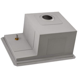 Ruvati Glass Rinser Sink 22 inch Workstation for Wet Bar Bottle Washer Undermount - RVH8542ST