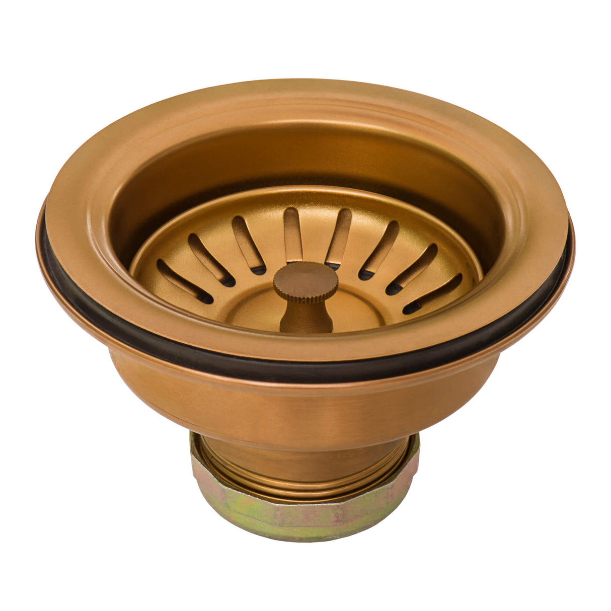 Ruvati 36-inch Apron-Front Farmhouse Kitchen Sink - Copper Tone Matte Bronze Stainless Steel Single Bowl - RVH9880CP