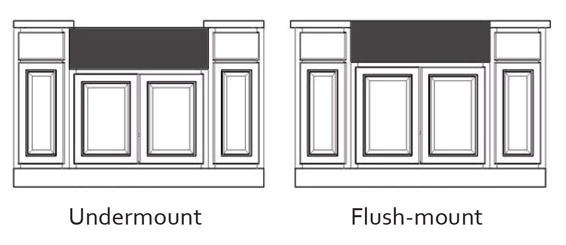 Ruvati 30 x 20 inch Fireclay Reversible Farmhouse Apron-Front Kitchen Sink Single Bowl - Glossy Black - RVL2100BK