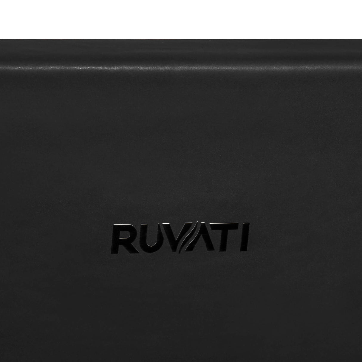 Ruvati 30-inch Matte Black and Brushed Gold Fireclay Modern Farmhouse Kitchen Sink Single Bowl - RVL4018GRG