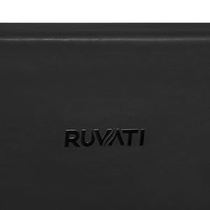 Ruvati 30-inch Matte Black Fireclay Modern Farmhouse Offset Drain Kitchen Sink Single Bowl - RVL4018MBK