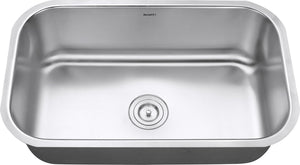 Ruvati 30-inch Undermount 16 Gauge Stainless Steel Kitchen Sink Single Bowl - RVM4250