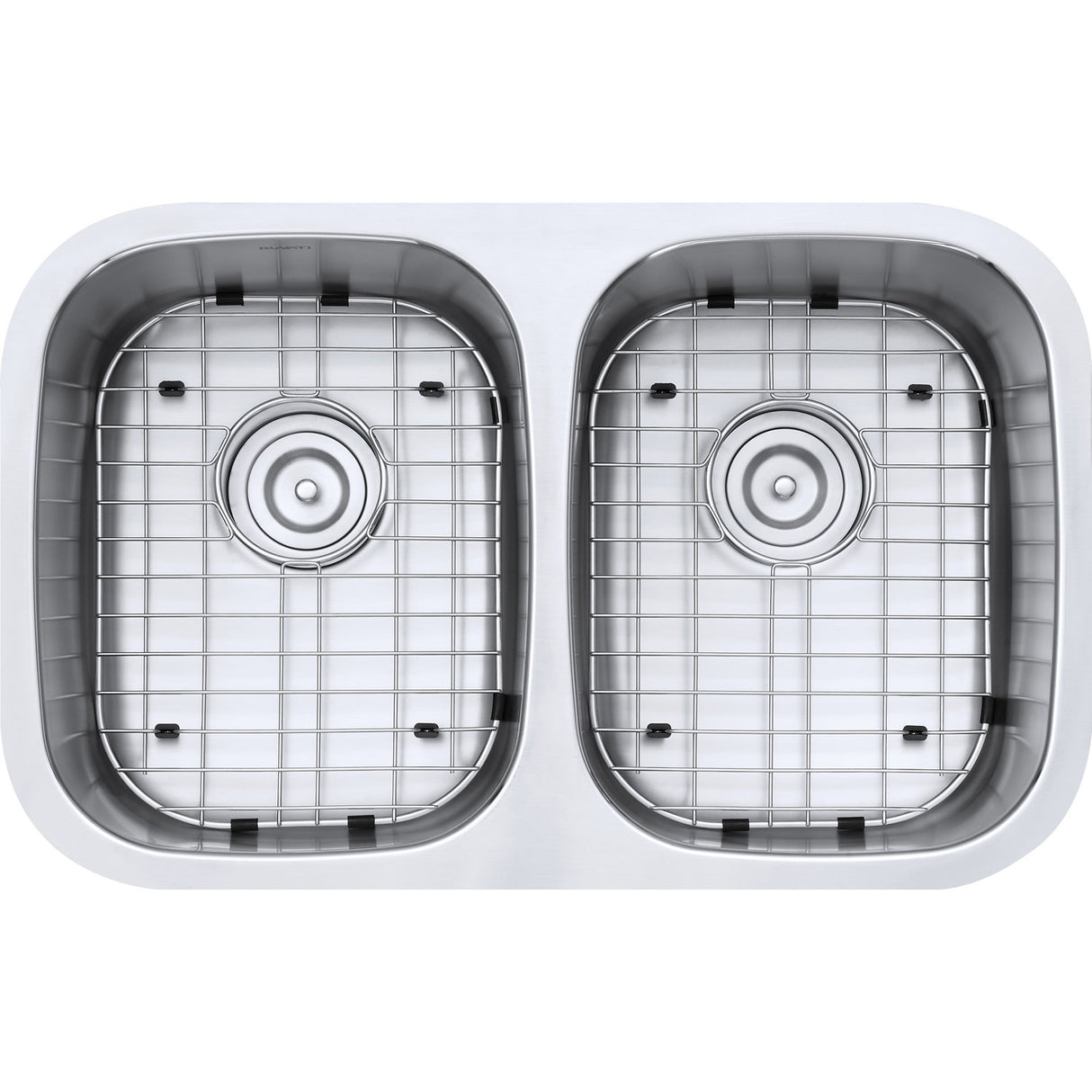 Ruvati 29-inch Undermount 50/50 Double Bowl 16 Gauge Stainless Steel Kitchen Sink - RVM4301