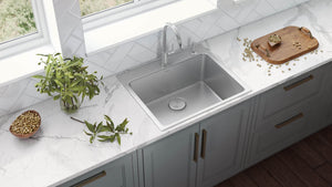 Ruvati 21-inch Drop-in Topmount Bar Prep Kitchen Sink 16 Gauge Stainless Steel Single Bowl - RVM5021