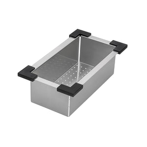 Ruvati 15 x 20 inch Marine Grade T-316 Workstation Topmount RV Boat Outdoor Sink Stainless Steel - RVQ5210