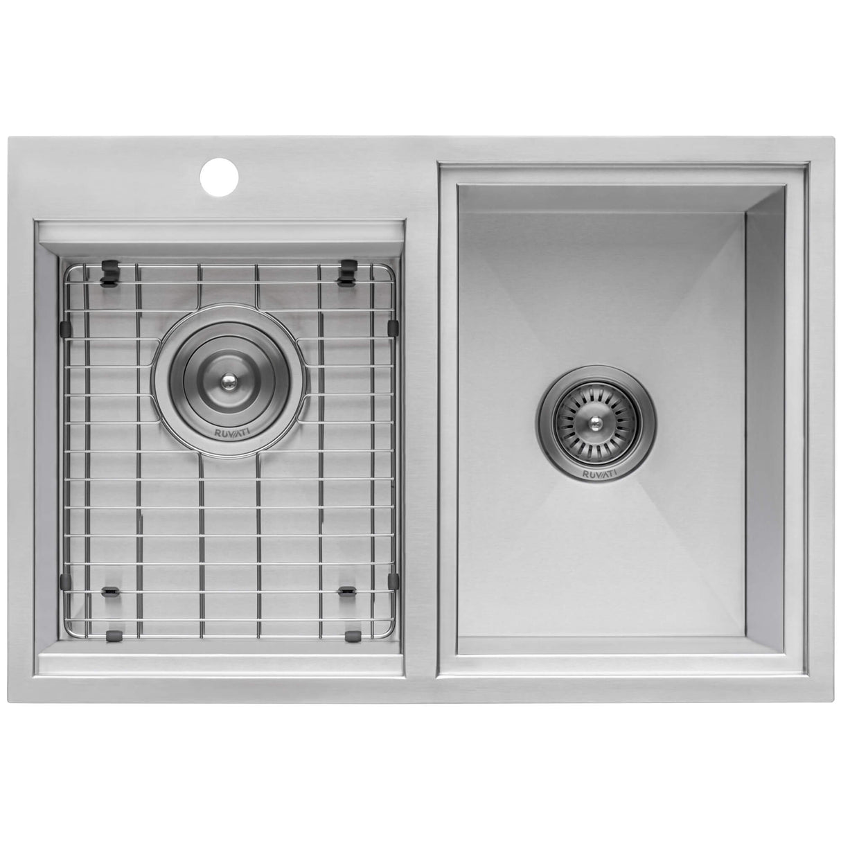 Ruvati Insulated Ice Chest and Outdoor Sink 29 x 20 inch BBQ Workstation Topmount T-316 Stainless Steel - RVQ6290