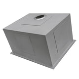Ruvati 23" x 18" x 12" Deep Laundry Utility Sink Rounded Corners Undermount 16 Gauge Stainless Steel - RVU6125