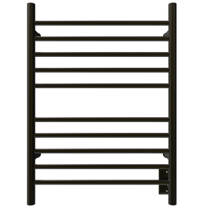Amba Products RWH-SBB Radiant Straight 10-Bar Hardwired + Plug-in Combo Towel Warmer - 4.75 x 24.5 x 31.875 in. - Brushed Bronze Finish