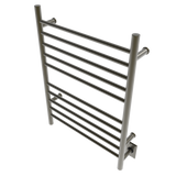 Amba Products RWH-SBB Radiant Straight 10-Bar Hardwired + Plug-in Combo Towel Warmer - 4.75 x 24.5 x 31.875 in. - Brushed Bronze Finish