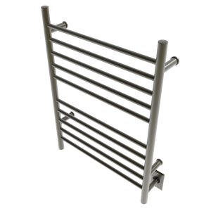 Amba Products RWH-SBB Radiant Straight 10-Bar Hardwired + Plug-in Combo Towel Warmer - 4.75 x 24.5 x 31.875 in. - Brushed Bronze Finish