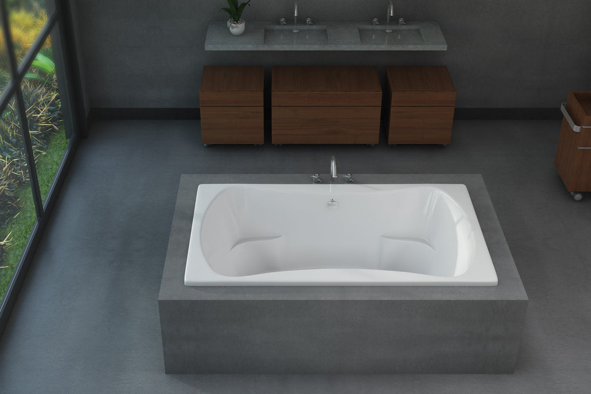 Americh RA6042T2A2-BI Rampart II 6042 - Tub Only / Airbath 2 - Biscuit