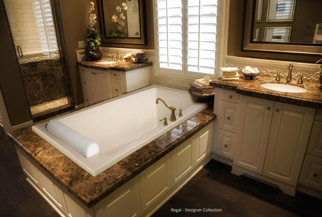 Hydro Systems REG7134GTO-ALM REGAL 7134 GC TUB ONLY-ALMOND