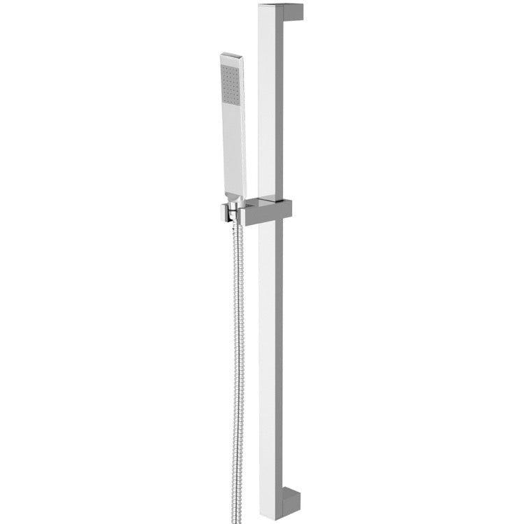 27 Inch Sliding Rail Hand Shower Set With Sleek Hand Shower