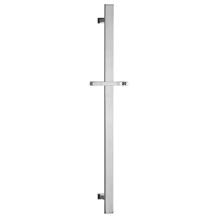 Squared 28 Inch Sliding Rail Available in Chrome Finish