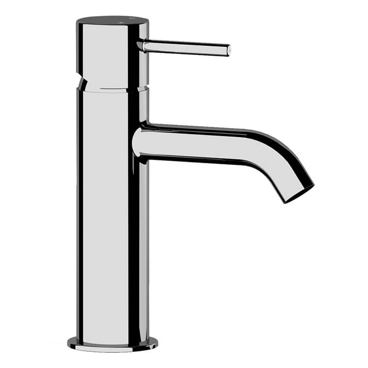 Chrome Single Hole Bathroom Faucet