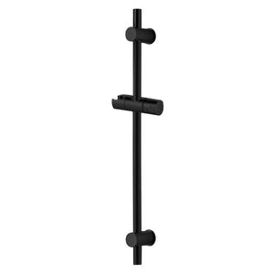 Round Matte Black Wall-Mounted Sliding Rail