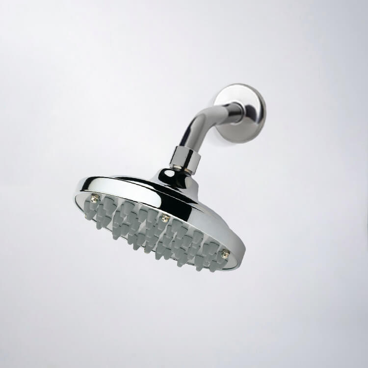6" Rain Shower Head With Arm, Chrome