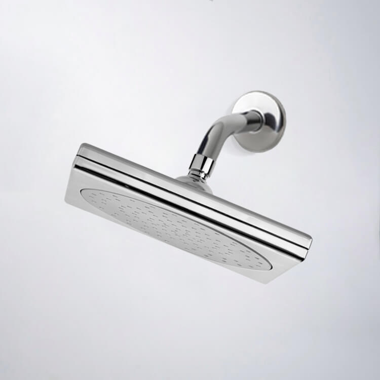9" Rain Shower Head With Arm, Chrome