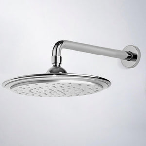 10" Chrome Rain Shower Head With Arm