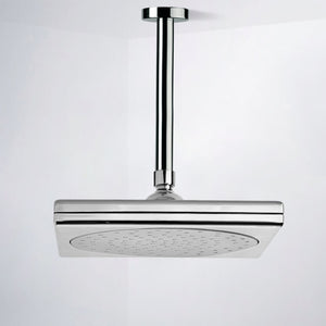 9" Ceiling Mount Rain Shower Head With Arm, Chrome