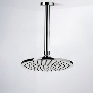 8" Ceiling Mount Rain Shower Head With Arm, Chrome