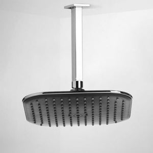8" Ceiling Mount Rain Shower Head With Arm, Chrome