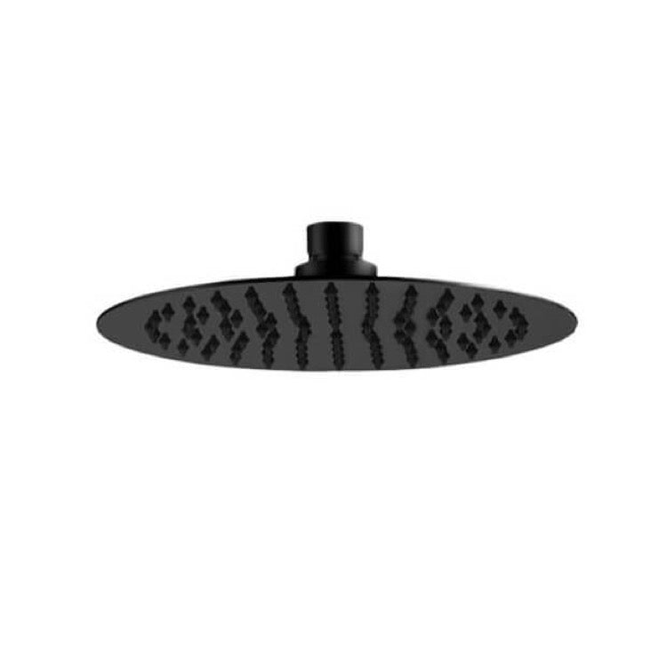 Ultra Thin 10" Matte Black Rain Shower Head