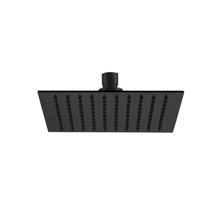 Ultra Thin 10" Matte Black Rain Shower Head