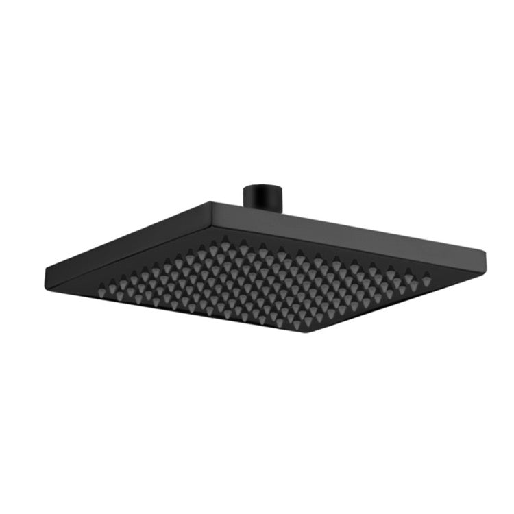 8" Square Shower Head In Matte Black Finish