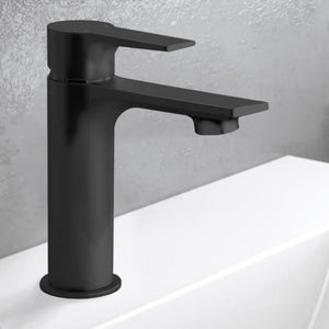 Matte Black Single Hole Bathroom Faucet